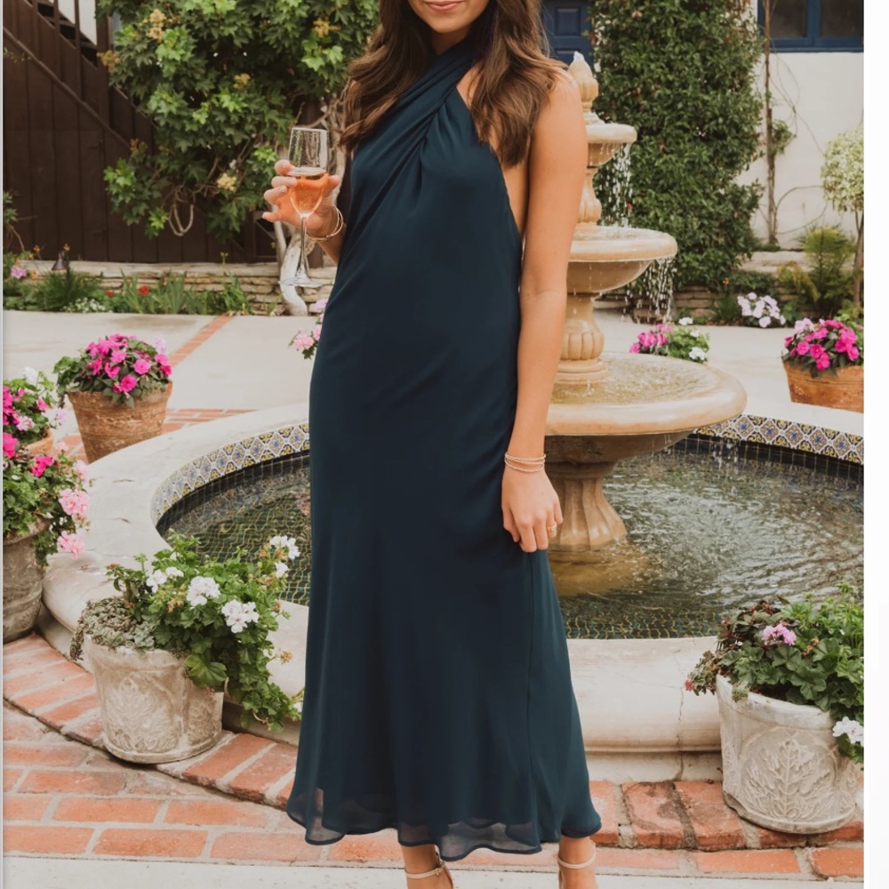 Elegant Halter Dress